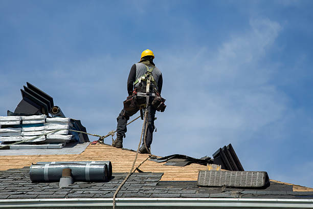 Professional Roofing technician working in Walton, NY
